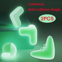 2Pcs Luminous Anti-collision Angle Baby Safety Silicone Protector Table Corner Edge Protection Cover Kids Safety Corner Guard