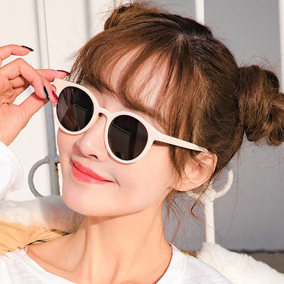 Korean Round Retro Fashion Womens Sunglasses Female All-match Sun Glasses
