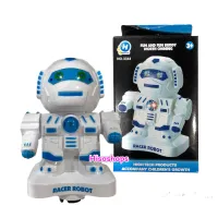 RACER ROBOT TOY หุ่นยนต์ใส่ถ่าน มีเสียงมีไฟ เสริมสร้างความสนุกสนานเพลิดเพลินให้กับเด็กๆ น่าเล่น