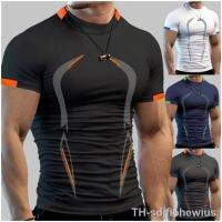 【hot】✒✈✧  Men Gym T Shirt Dry Breathable Compression Sport Male Workout Fashion T-shirt