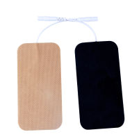 3คู่ TENS Electrodes Pads 5*10ซม. พร้อมรูเสียบ2.0มม. สำหรับเครื่อง Tensems