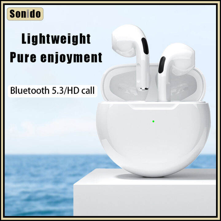 Pro6 Tws Wireless Bluetooth Earphone Sports Earphone Touch Control With