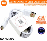 สายชาร์จด่วน Xiaomi Type C 6A 120W MAX 1เมตร  ชาร์จด่วน ชาร์จเร็ว รองรับ Turbo Charge Redmi Mi Xiaom Turbo Charge Type C