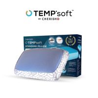 HEY หมอนสุขภาพ CHERISH TEMPSoft ํ หมอนเพื่อสุขภาพ ผสานแผ่นเจลเย็น ทรง Standard หมอนเย็น รุ่น Cooling Genesis เย็นx2 นวัตกรรมปรับความนุ่มตามอุณหภูมิร่างกาย หมอนเจลสุขภาพ หมอนยางพารา