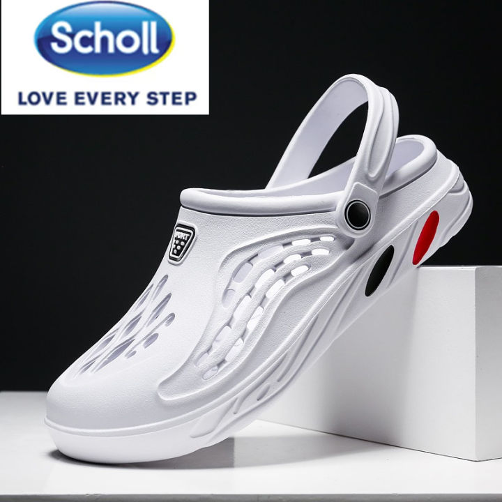 รองเท้า-scholl-สกอลล์-scholl-รองเท้าแตะสำหรับนวดรองเท้าแตะสไตล์ใหม่และรองเท้าแตะสำหรับผู้ชายรองเท้าแตะเพื่อสุขภาพบ้านพื้นแบนด้านนอกสวมใส่ได้ทุกแบ-รองเท้าสกอลล์-nbsp-รองเท้าสกอ-สกอล์-scholl-รองเท้าสกอล