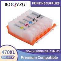 IBOQVZG PGI470 PGI-470 Cli-471ตลับหมึกรีฟิล471สำหรับ Canon PIXMA TS5040 TS 5040 TS6040 TS 6040 MG 5740