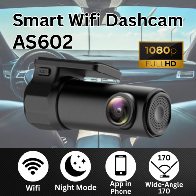 กล้องติดรถยนต์ ETTRO AS602  HD 1080P Wifi Car DVR Camera Video Recorder Dash Cam Night Vision G-sensor