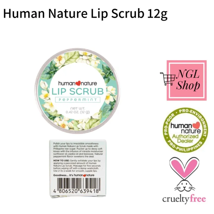 Human Nature Natural Lip Scrub 120g Lazada PH