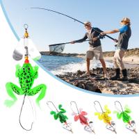 Single Hook Frog Fishing Lure Simulation Bait Fishing Easy Gear Buoyant To Use And H2N4