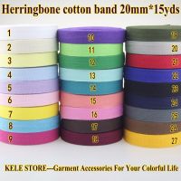 【hot】！ shipping handmade Cotton tape herringbone/ twill tape/ size 2cm 20mm15yds solid red white black