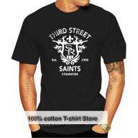 Saints Row Hoodie Saints Row 3 Tribute Distressed White Cotton Pullover Male Long Sleeve Gildan