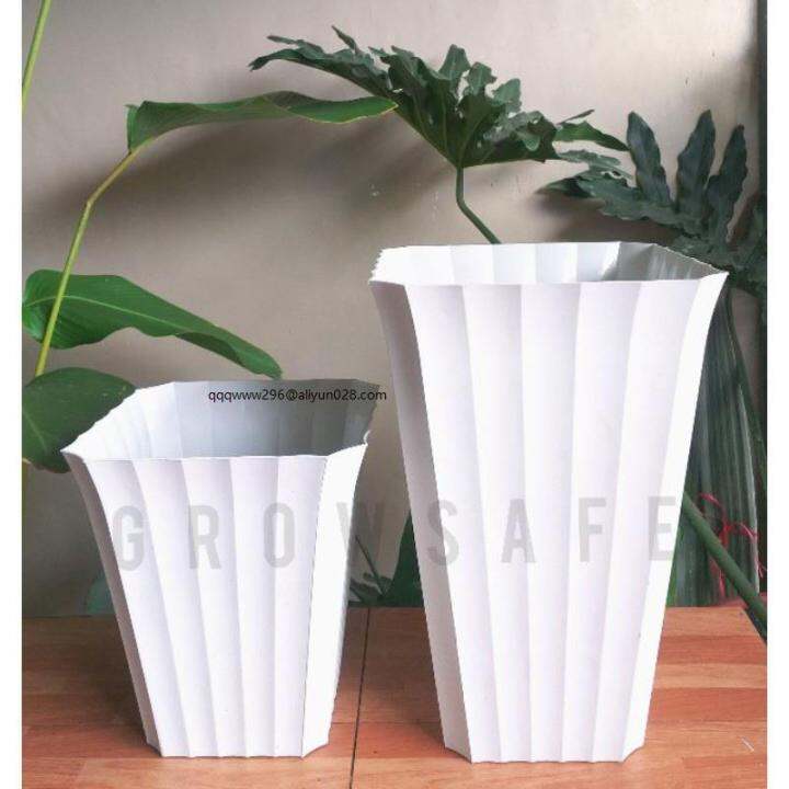 plastic leg base plastic packaging plastic pot base ♫¤GROWSAFE Long tall plastic vase pots for