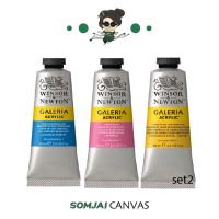 Winsor &amp; newton galeria - วินซอร์ แอนด์ นิวตัน สีอะคริลิควินเซอร์ สีอะคริลิคสูตรแกเลอเรีย สีอะคริลิค ขนาด 60 ml. Set 2