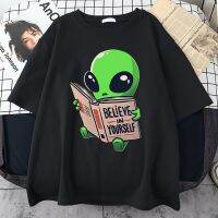 2022 Mens Vintage Tshirts Alien Is Read Print Shirt Regular Sleeve Tees