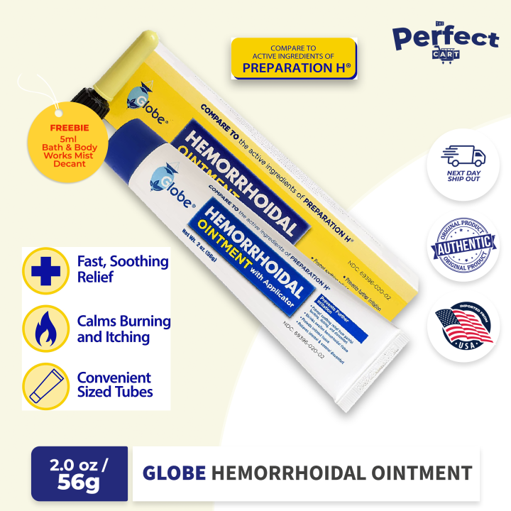 Globe Hemorrhoid Ointment With Applicator 2 Oz Lazada PH