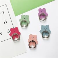 【CW】 Korean Bear Phone Finger Ring Smartphone Stand Holder Mobile Phone Holder Stand For iPhone Huawei Samsung Xiaomi All Phone