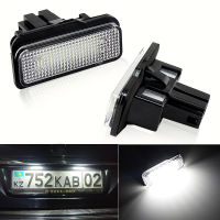 2x เหมาะสำหรับ Benz C E CLS-Class W203 W211 W219 SMD ด้านหลังสีขาว Canbus Led ไฟป้ายทะเบียน OEM: A2038200256