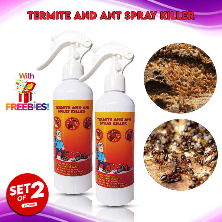 SET OF 2! Termite and Ant (WITH FREEBIES) Spray Killer (250ml ...