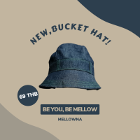 Bucket Hat หมวก​บั​กเก็ตยีนส์​ ทรงวิ​นเท​จ​