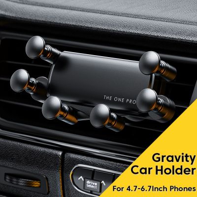 Gravity Car Holder For Phone Air Vent Clip Mount Mobile Stand GPS Support For iPhone 14 12 11 Pro Max 8 Huawei Xiaomi Redmi K50