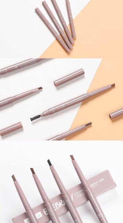 ดินสอเขียนคิ้วพร้อมแปรงปัดlameila-double-head-spin-automatic-eyebrow-pencil-752