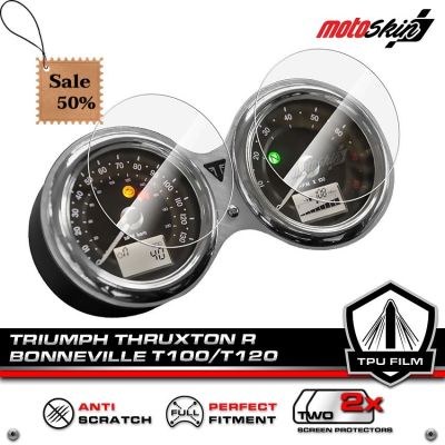 ฟิล์มกันรอยหน้าปัด TRIUMPH Thruxton R / Bonneville T100 / T120 PRO TPU Dashboard Protection Film #ฟีล์มติดรถ #ฟีล์มกันรอย #ฟีล์มใสกันรอย #ฟีล์มใส #สติ๊กเกอร์ #สติ๊กเกอร์รถ #สติ๊กเกอร์ติดรถ