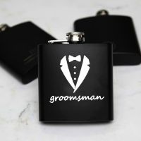 hotx【DT】 Best Man Groomsman Proposal Groom to be Socks Flask Wedding engagement bachelorette hen party bridal shower decoration