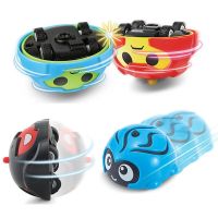 【CW】 Car Pull Back Inertial Device Interactive Cars Cartoon Gyroscope Top Scopperil Kids