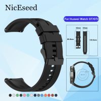 NicEseed 【สำหรับ Huawei Watch GT/GT2】22MM สายนาฬิกาซิลิโคนเปลี่ยนสายนาฬิกาปรับกันน้ำและกันเหงื่อสายรัดข้อมือ