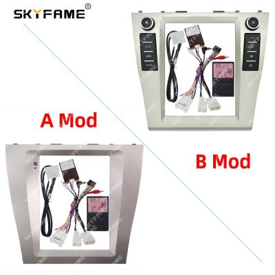 SKYFAME Car Frame Fascia Adapter Canbus Box Decoder For Toyota Camry 2008-2011 Android Radio Dash Fitting Panel Kit