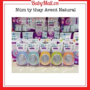 Núm ti thay Avent Natural set 2 núm CHÍNH HÃNG Babymall.vn