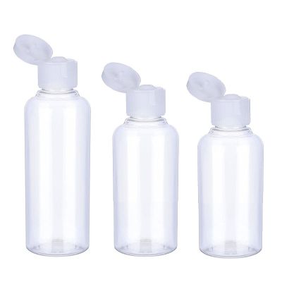 3/5/10Pcs Travel Bottle 5ml/10ml/30ml/50ml/60ml/100ml/120ml Makeup Empty Plastic Bottles Flip Cap For Liquid Lotion Cream