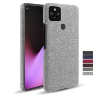 Cloth Leather Case Funda On The For Google Pixel 7 Pro 6 5 5A 4A 4 3 3A 2 XL Pixel4a 5G Pixel5 Pixel5a Slim Retro Cloth Cover