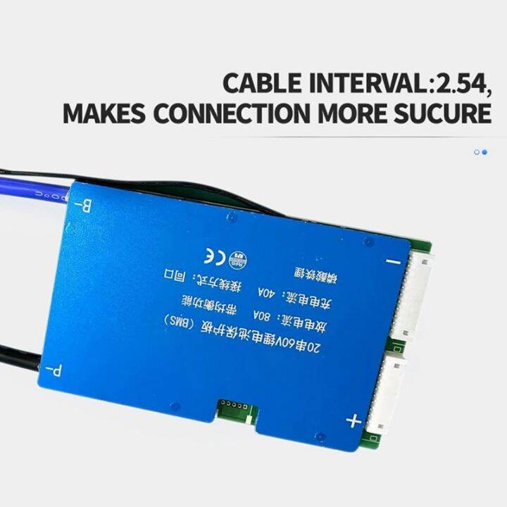 bms-20s-80a-lifepo4-lithium-battery-management-pcb-protection-board-with-balanced-leads-for-18650-lifepo4