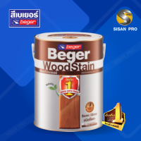 Beger WoodStain Matt เบเยอร์ วูดสเตน สีย้อมไม้ สีใส ชนิดด้าน #F-2500 ขนาด 3.785 ลิตร