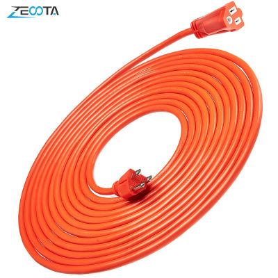Power Extension Cord Strip Vinyl Outdoor US Electric Plug Outlets Socket 51020m Flexible Grounded for Drill Electrocar Bicycle