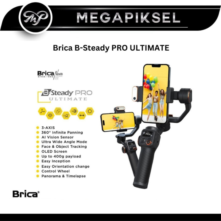 Brica B-Steady PRO ULTIMATE - 3 Axis Gimbal Brica Steady Pro Ultimate ...