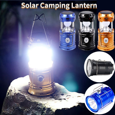 Mini Tent Lamp LED Portable Lantern escopic Torch Camping Lamp Waterproof Emergency Light Solar Powered Lantern Working Light
