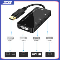 4 In 1 DP Mini DisplayPort DP Thunderbolt ไปยัง DVI VGA HDMI สายอะแดปเตอร์สำหรับ MacBook