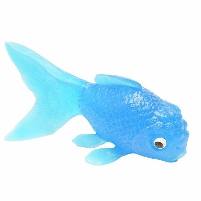 Color goldfish goldfish toys simulation soft rubber Marine animal model of large soft rubber false goldfish/decoration