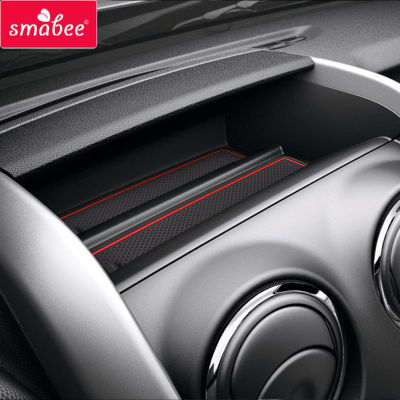 Smabee Anti-Slip Gate Slot Cup Mat for Renault Dacia Duster 2012 - 2018 Accessories Car Groove Pad Non-Slip Rubber Coaster Mats