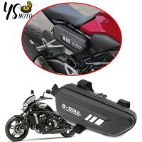 ❇ For KAWASAKI Vulcan S 650 S650 EN650 VN650 VULCAN S 650cc Embroidery material Motorcycle Hard Waterproof Triangle Side Bag