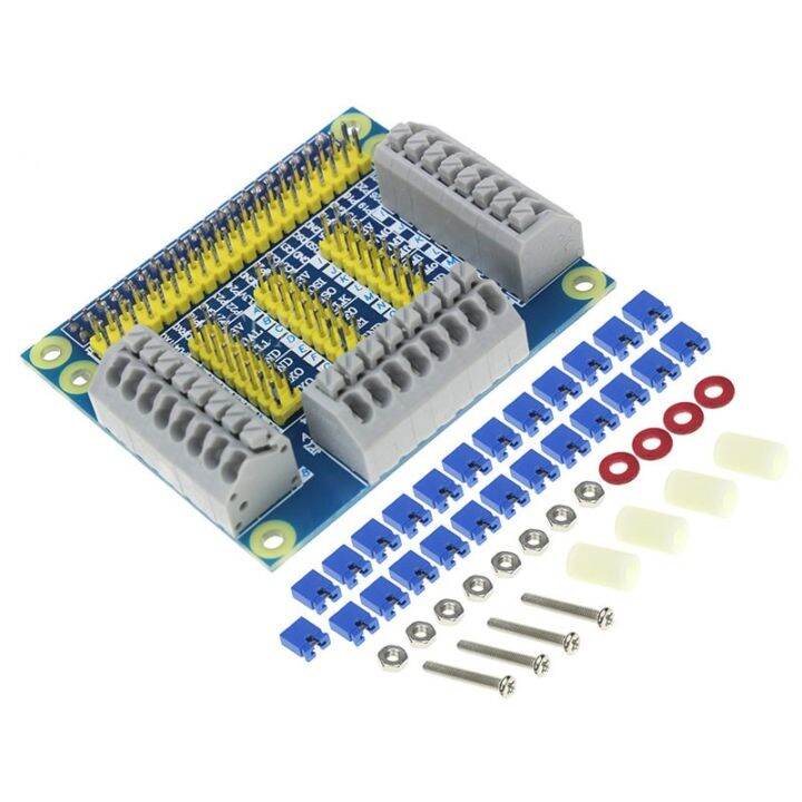 new-hot-fuchijin77-ส่วนต่อขยายแผงวงจรกระดาน-raspberry-pi-gpio-สำหรับรถหุ่นยนต์แบบทำมือสำหรับการทดสอบ-raspberry-pi-4-model-b-3b-3b