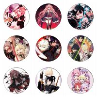 【CC】 Seraph of the end Badges Krul Tepes Brooch Pins Yuichiro Hyakuya Collection Breastpin for Backpacks
