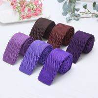 fashion 6 cm Men 39;s knit tie skinny knitted necktie narrow slim gravatas mens wool ties knitting tape yarn designers candy color