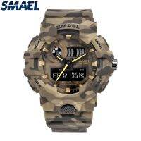 「Dark blue watch」บุรุษ Watches50mSportCamouflage StopwacthAlarm นาฬิกาสำหรับชาย Relógio MasculinoMen