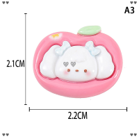 ?? 5ชิ้นการ์ตูนสไตล์หวานน่ารัก Sanrio เรซิ่นงานฝีมือโทรศัพท์เครื่องประดับ DIY อุปกรณ์เสริม Kawaii ตกแต่งของเล่นเด็กผู้หญิงของขวัญเพื่อน