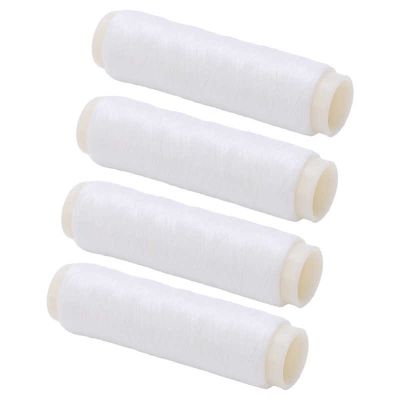 【CC】 4pcs Invisible Tensile Elastic Thread Spool Polyester Bait Floating Sea Fishing Wire Tackle Accessories