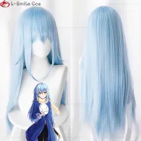 Misscoo วิกผมคอสเพลย์อนิเมะ That Time I Got Reincarnated as a Slime Rimuru Tempest 70 ซม. ทนความร้อน สีฟ้าอ่อน