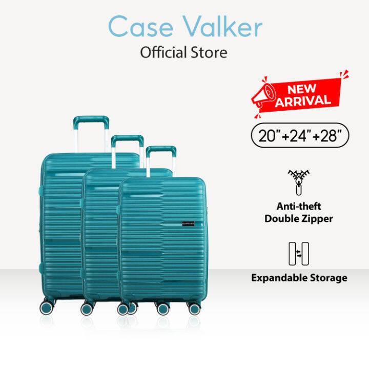 Case Valker Signature Thena 3in1 Unbreakable PP Expandable TSA Lock